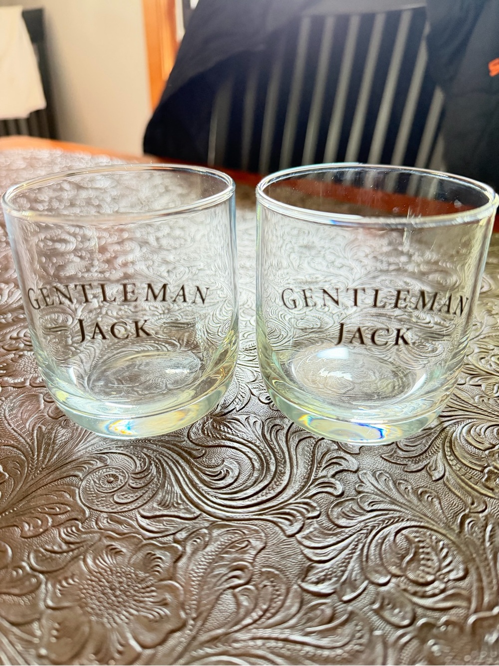Jack Daniels Gentleman Jack Clear Glass Double Old Fashioned Tumblers - Clear